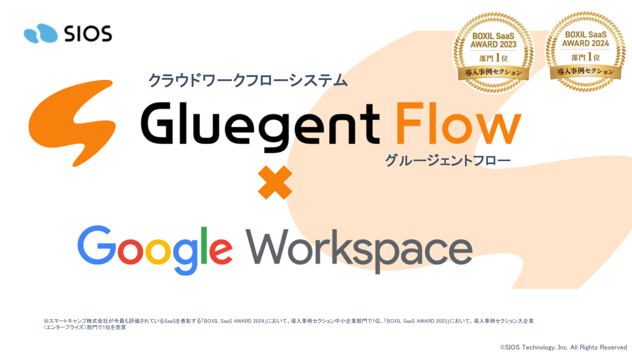 Gluegent Flow Google Workspace 連携