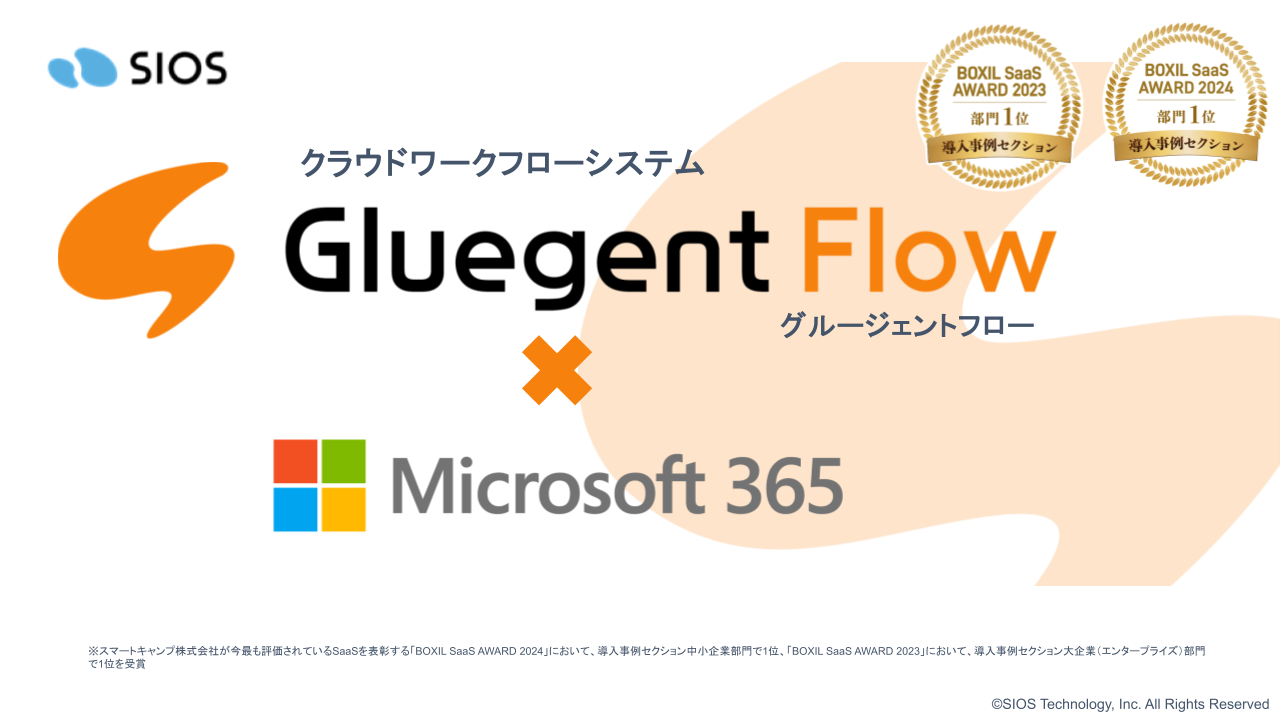 Gluegent Flow Microsoft 365 連携